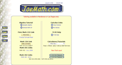 Desktop Screenshot of joemath.com